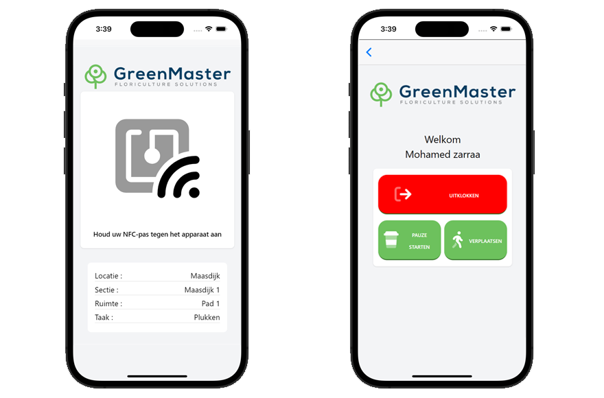 Tijdregistratie app